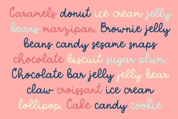 Biscuits & Jam Font Poster 2
