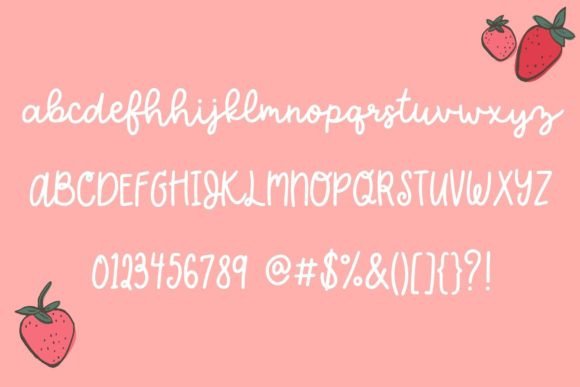 Biscuits & Jam Font Poster 3