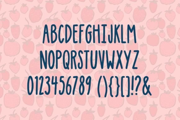 Biscuits & Jam Font Poster 4