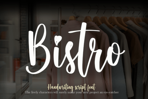 Bistro Font Poster 1