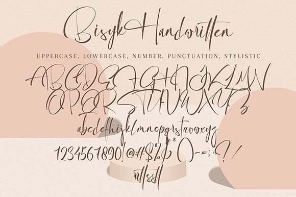 Bisyk Font Poster 9