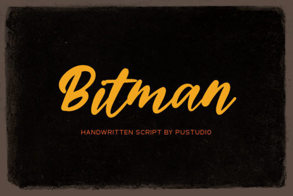 Bitman Font Poster 1