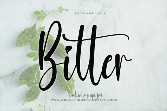 Bitter Font Poster 1