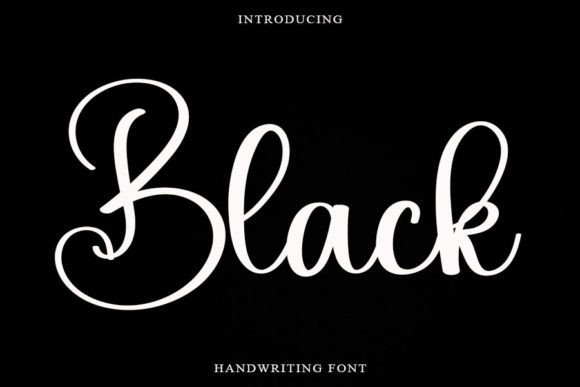 Black Font