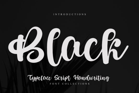 Black Font Poster 1