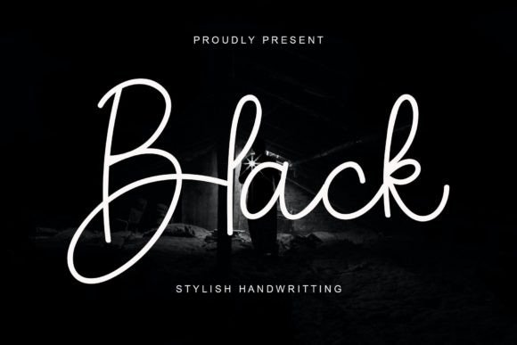 Black Font Poster 1