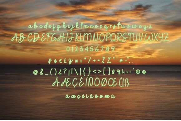 Black Font Poster 5