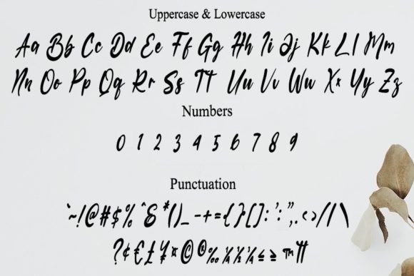 Black Font Poster 5