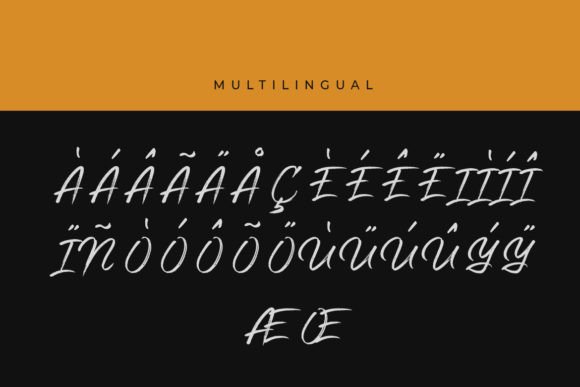Black Almonds Font Poster 3