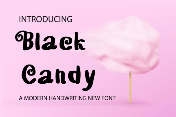 Black Candy Font Poster 1