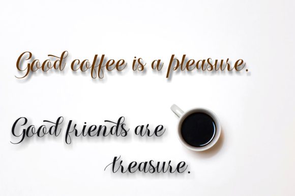 Black Coffee Font Poster 4