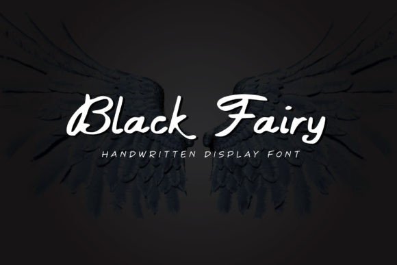 Black Fairy Font Poster 1