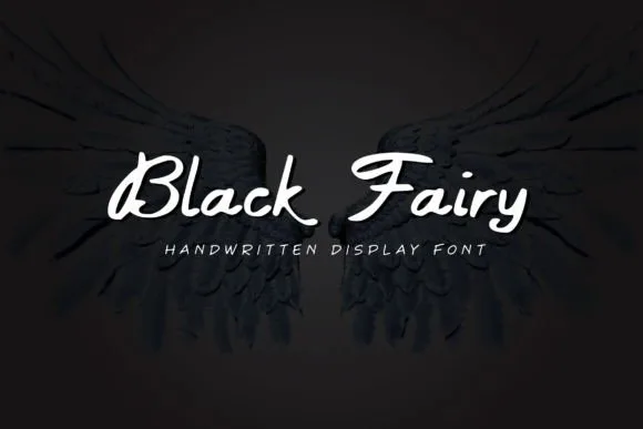 Black Fairy Font Black Fairy Font Poster 1