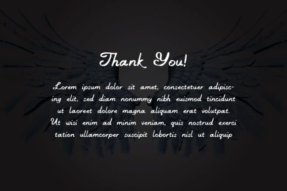 Black Fairy Font Poster 3