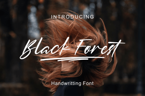 Black Forest Font Poster 1