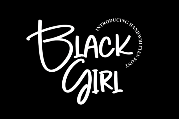Black Girl Font Poster 1