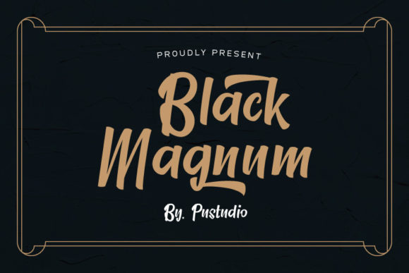 Black Magnum Font