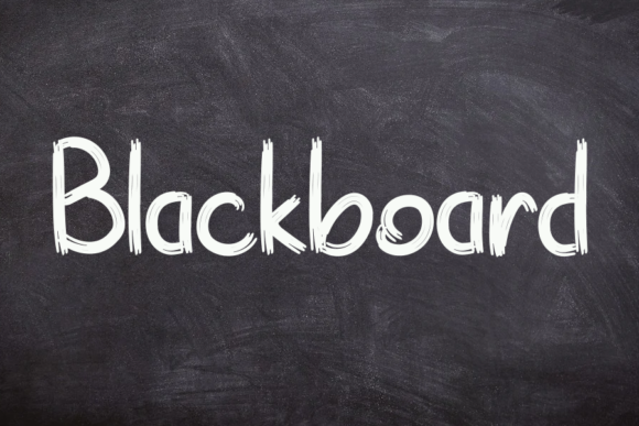 Black Pencils Font Poster 3