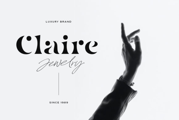 Black Point Duo Font Poster 2