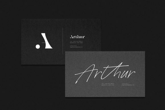 Black Point Duo Font Poster 7