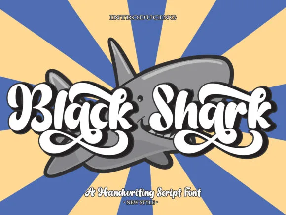 Black Shark Font Black Shark Font Poster 1