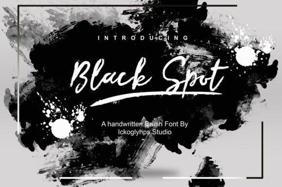 Black Spot Font