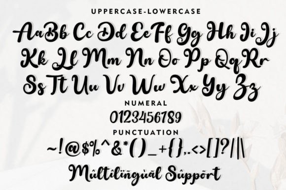Black Stay Font Poster 7