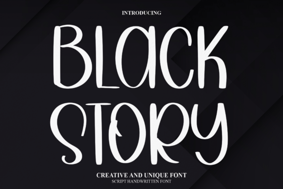 Black Story Font