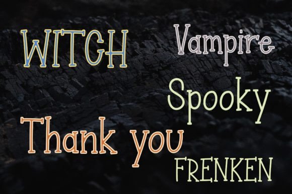 Black Wizard Font Poster 11