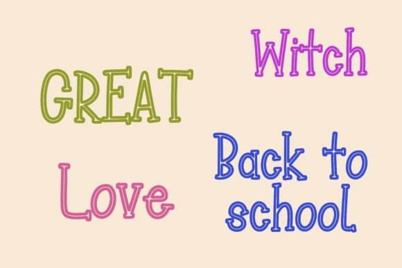 Black Wizard Font Poster 5