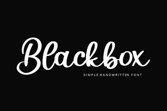 Blackbox Font Poster 1