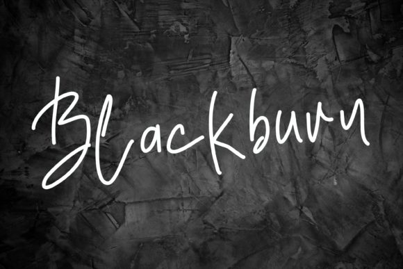 Blackburn Font