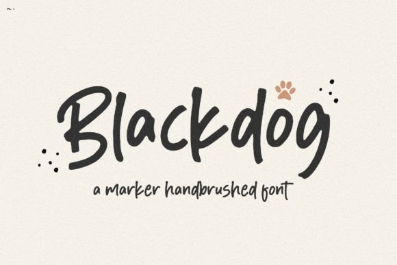 Blackdog Font Poster 1