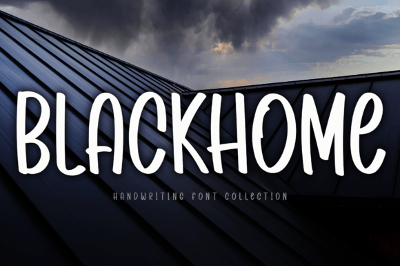 Blackhome Font Blackhome Font Poster 1
