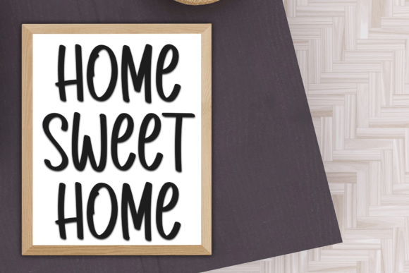 Blackhome Font Poster 3