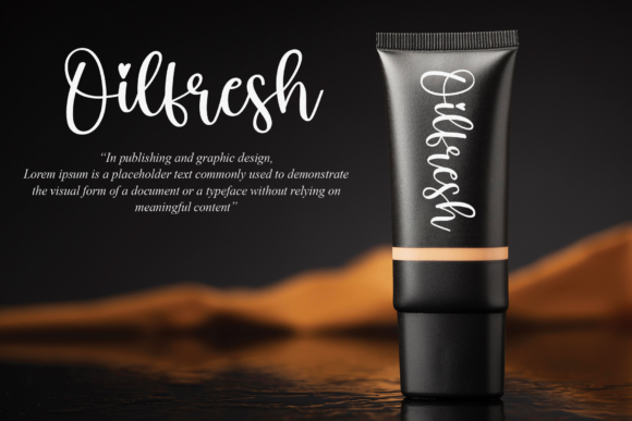 Blackink Font Poster 5
