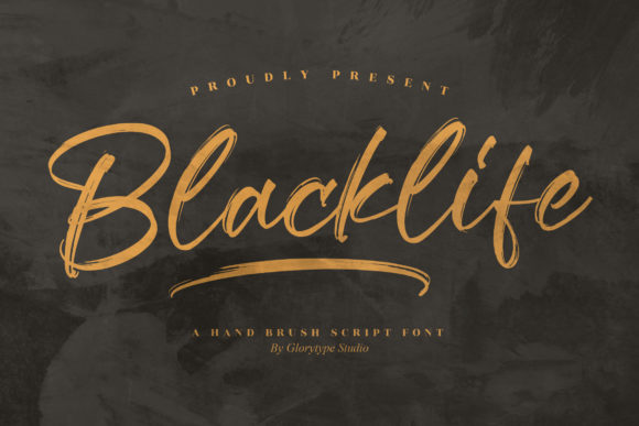 Blacklife Font Poster 1