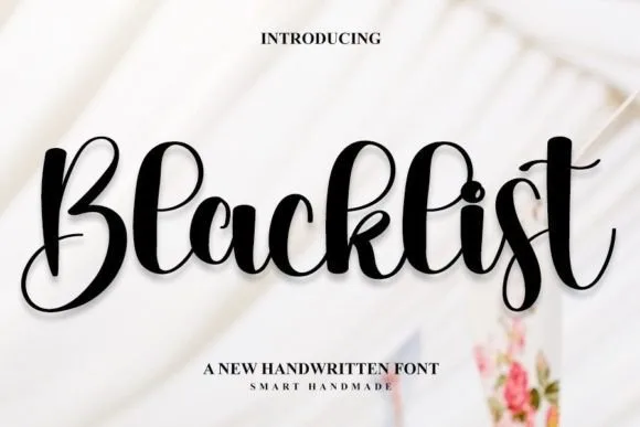 Blacklist Font Blacklist Font Poster 1