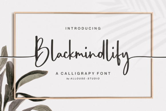 Blackmindlify Font Poster 1