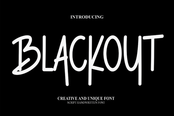 Blackout Font