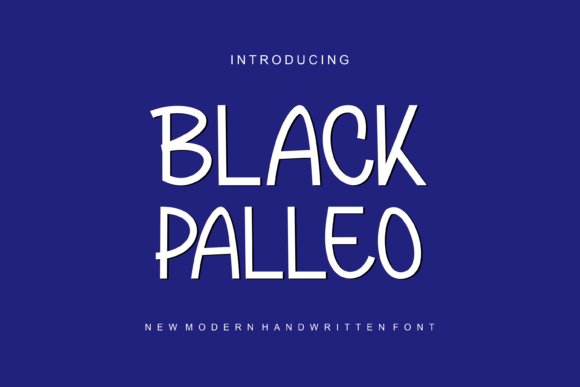 Blackpalleo Font Poster 1