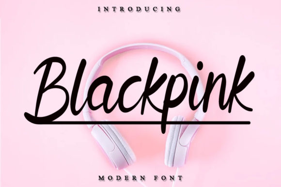 Blackpink Font Poster 1