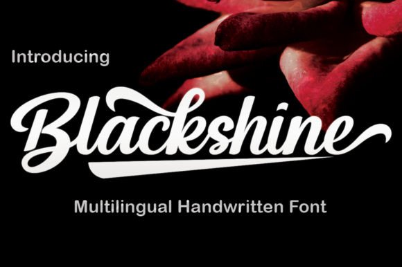 Blackshine Font Poster 1