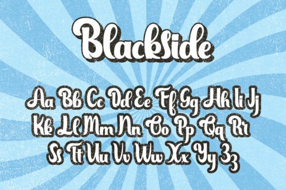 Blackside Font Poster 7