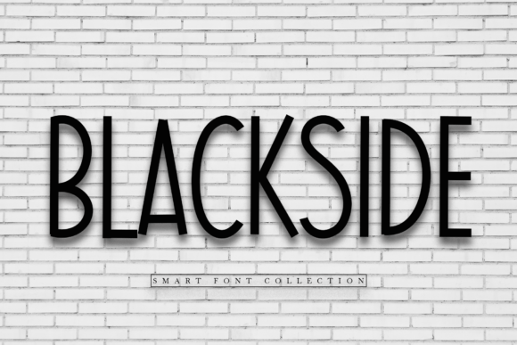 Blackside Font Poster 1