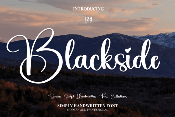 Blackside Font Poster 1