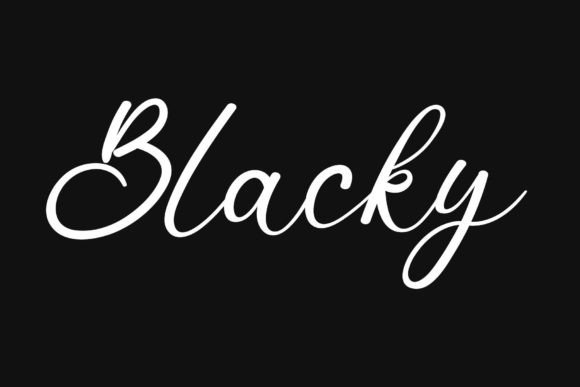 Blacky Font