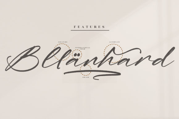 Blanchard Font Poster 12