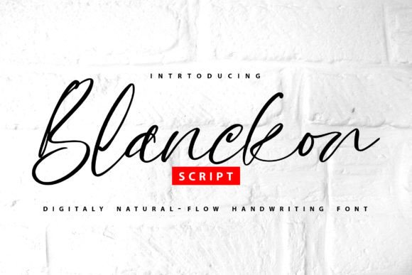 Blanckon Font Poster 1