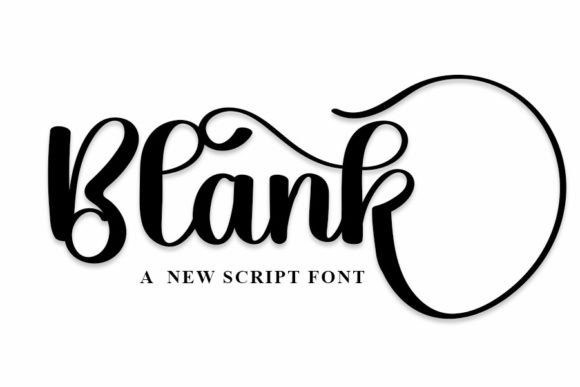 Blank Font Poster 1